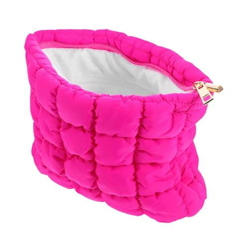 Beaupretty Make -up -Tasche Aufbewahrungstasche japanisch Make -up -Organisator Fall Toilettenbeutel Frauen Silikon-Make-up-Pinselhalter für Reisen Kirschblütenbeutel Mini Runter Rosig von Beaupretty