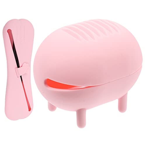 Beaupretty Makeup Schwamm Halter Set Silikon Aufbewahrungsbox für Kosmetikschwämme und Teiliges Set Rosa für Schlafzimmer Wohnzimmer und Badezimmer Praktischer Organizer für Make Up Zubehör von Beaupretty