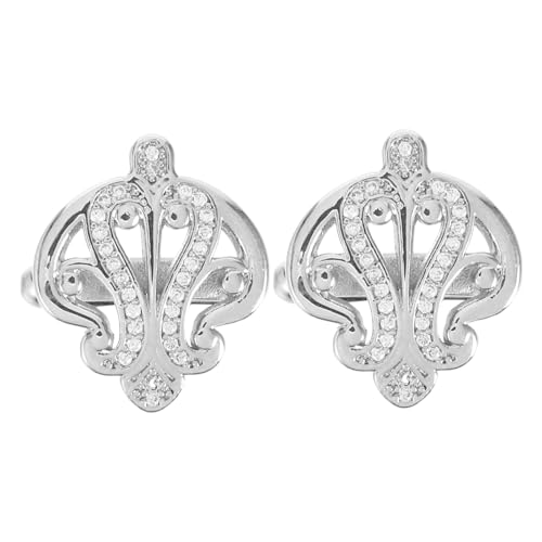 Beaupretty Manschettenknöpfe Für Herren Smoking Ohrstecker Für Hemden Business Manschettenknöpfe Für Herren Hemd Formelles Kostüm Accessoire Hemd Ohrstecker Für von Beaupretty