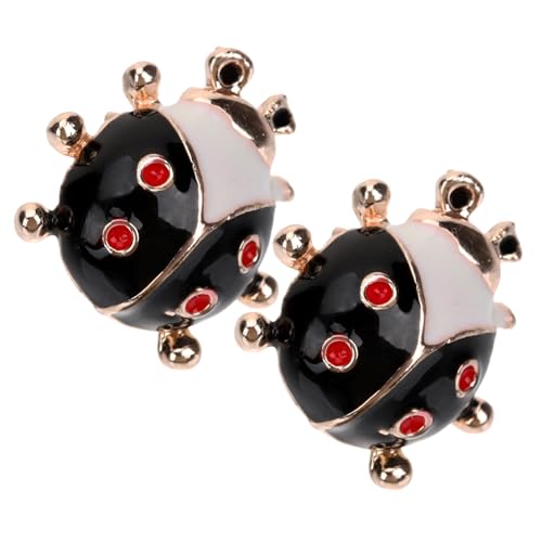 Beaupretty Marienkäfer Ohrstecker Damen Mädchen Ohrringe Schmuck Modisch Einzigartig für Freundinnen Valentinstag Geburtstag Alltag von Beaupretty