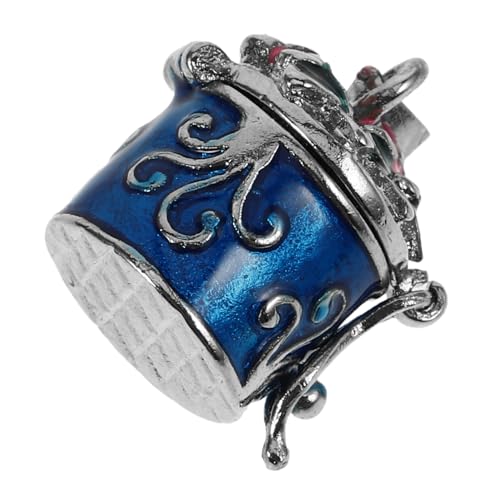 Beaupretty Memorial Urnen Anhänger Offenes Design Vintage Tierasche Schmuck für Halskette Kleine Urne zum Befüllen Handgefertigter Andenkschmuck für Hunde und Haustiere von Beaupretty