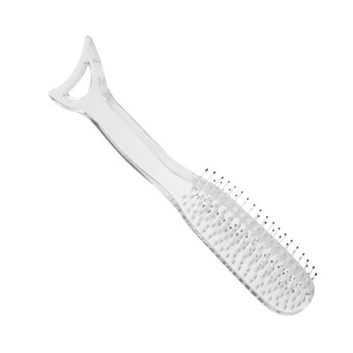Beaupretty Mermaid Hair Massage Comb Transparent Static Nylon Bristles Scalp Relaxing Detangler Brush For Women With Slip Grip And Scalp Scraping Massage Function von Beaupretty