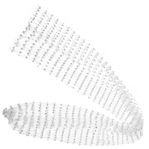 Beaupretty Damen Mesh Strass Kopftuch Elastisches Haarschal Bandana Atmungsaktive Kopfbedeckung für Partys Abschlussbälle und Veranstaltungen von Beaupretty