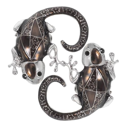 Beaupretty Gecko-schuhclip Aus Metall Abnehmbare Schnalle Für Damenschuhe Schuhzubehör Mit Tiermotiv Verzierung Für High Heels Und Sandalenstiefel von Beaupretty