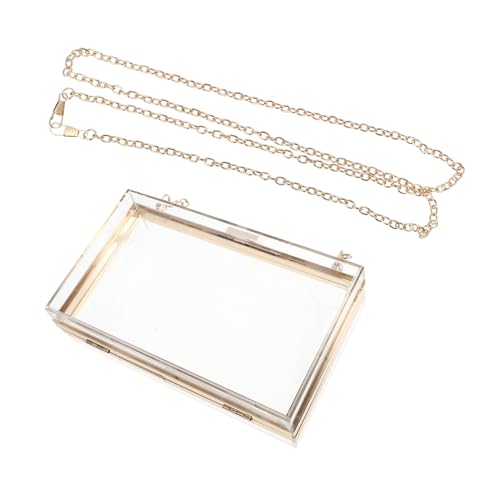 Beaupretty Mini Crossbody Bag Transparent Tragbare Party Handtasche mit Großer Kapazität Vielseitig als Schulter und Handtasche für Arbeit Shopping und Reisen Geeignet von Beaupretty