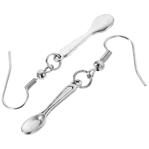 Beaupretty Mini Löffel Ohrringe Damen Tropfen Ohrringe Leicht und Hautfreundlich Tropfenohrringe mit Einzigartigem Löffel Design für Alltag und Festliche Anlässe von Beaupretty