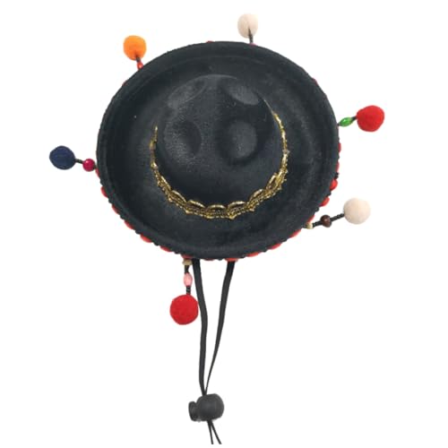 Beaupretty Mini Mexiko Haarball Mütze Boho Stil Karneval Partyhut mit Kinnband Leichte Formstabile Kopfbedeckung für Maskenball Kostümparty und Festveranstaltungen Beaupretty Mini Mexiko Haarball Mütze Boho Stil Karneval Partyhut mit Kinnband Leichte Formstabile Kopfbedeckung für Maskenball Kostümparty und Festveranstaltungen von Beaupretty