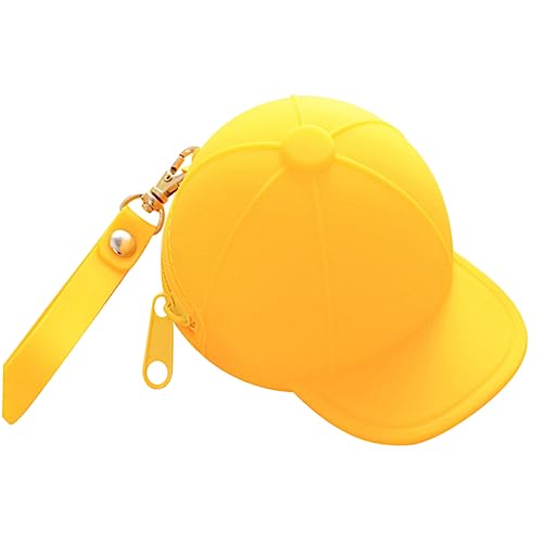 Beaupretty Mini Münzbörse aus Silikon wasserdichte Candy Farbige Baseballmütze Geldbeutel Langlebig und Waschbar mit Reißverschluss Geeignet für Karten Münzen Kleine Gegenstände für Mädchen von Beaupretty