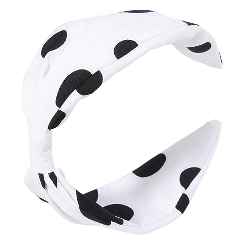 Beaupretty Mode Wave Dot Haarband Damen Haarschmuck Mittig Knoten Breit Haarreif Punkte von Beaupretty