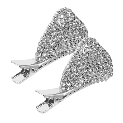 Beaupretty Kätzchen-haarspange Mit Tierohren Und Kristallen Kleine Haarspangen Aus Metall Für Frauen Und Mädchen Haarspangen Mit Kätzchenohren Für Frisuren von Beaupretty