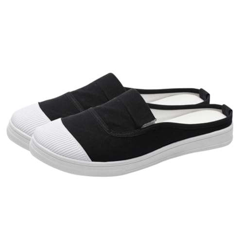Beaupretty Modische Slipper Damen Herren Canvas Halbschuhe Bequeme Sommerschuhe Leicht Zum Hineinschlüpfen Für Innen Außen Frühling Sommer von Beaupretty