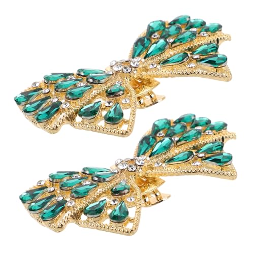 Beaupretty Modische Strass-schuhclips mit Abnehmbarem Schleifen-bogen Funkelnde Schuhschnallen aus Legierungsrhinestones Vielseitige Schuh Taschen-dekoration Elegante Accessoires für Damen von Beaupretty