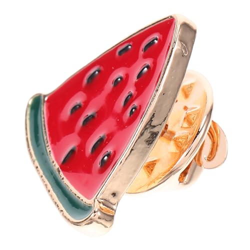 Beaupretty Modische Wassermelonen brosche Anstecknadel Leicht und Strapazierfähig Retro Pulloverclip Kreatives Accessoire für Damen und Herren Kleidungsschmuck von Beaupretty