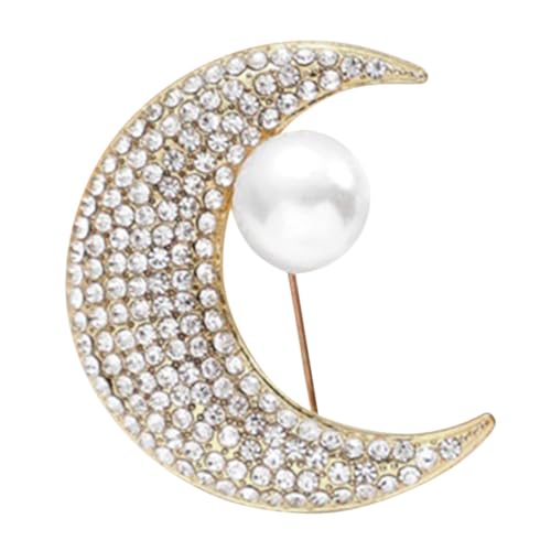 Beaupretty Kleiderbrosche Mit Perlen Und Kristallsteinen Glitzernde Damen-brosche Sicherheitsnadel Für Party Und Hochzeit Schmuck Für Blusen Und Schals von Beaupretty