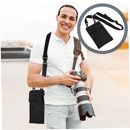 Beaupretty Multifunktionale Herren Umhängetasche Robustem Nylon Kleine Schultertasche mit Leichtem Design Praktische Crossbody Bag für Alltag Arbeit Freizeit und Reisen Schwarz von Beaupretty