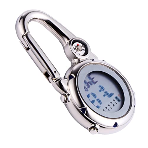 Beaupretty Haken-karabiner-Uhr Aus Langlebigen Materialien Outdoor-karabiner-Uhr Für Camping Und Kletterzubehör Mit Exquisiter Verarbeitung Und Runder Designform von Beaupretty