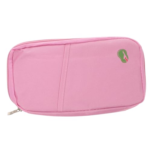 Beaupretty Multifunktionale Reisebrieftasche Klein Passport Pouch mit Ausweis und Kreditkartenfächern Kompakter Geldbeutel für Damen und Herren Praktische Dokumententasche für Reisepass und von Beaupretty
