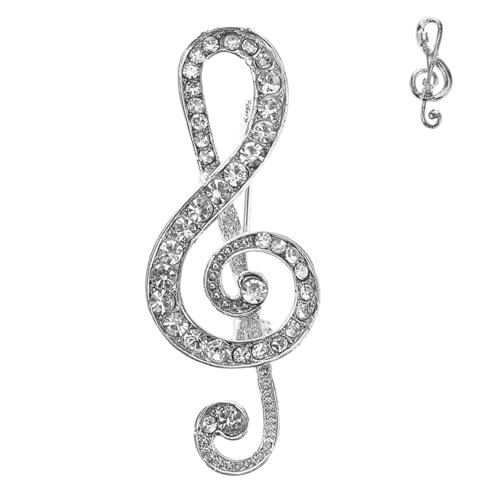 Beaupretty Musiknoten Brosche Hemd Anstecknadeln Musikinstrument Brosche Musiknoten Anstecknadel Modische Brosche Musik Brosche Anstecknadel Musiknoten Brosche Anstecknadel von Beaupretty