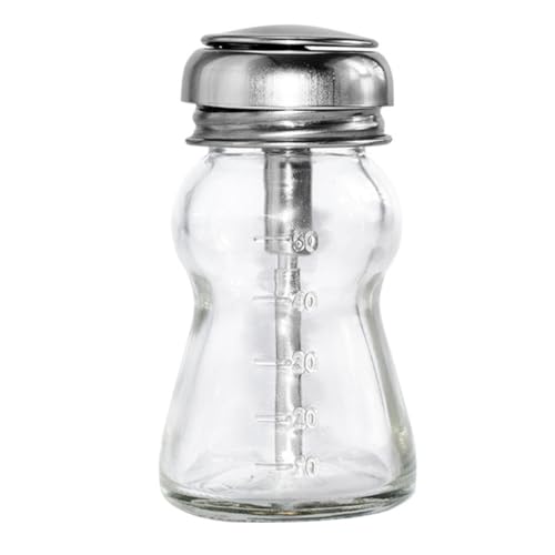 Beaupretty Nachfüllbare Glasflasche mit Pumpe Robuste Transparente Flasche für Make Up Entferner Nagellackentferner und Flüssigkeiten für Zuhause und Unterwegs von Beaupretty