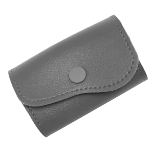 Beaupretty Nagelbohrer Halter Tasche PVC Aufbewahrungstasche Tragbar Nagelfräser Bits Organizer für Maniküre und Gelnägel Kompakt Leicht zu Transportieren Tiefgrau von Beaupretty