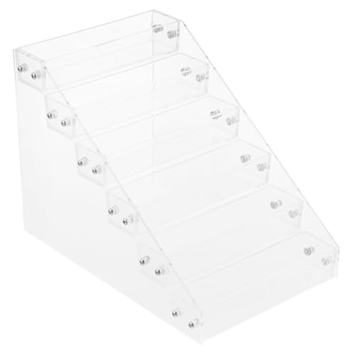 Beaupretty Nagellackständer Multi Schicht Display Rack Acryl Organizer Für Lipgloss Und Lippenstift Langlebig Transparent 6 Ebenen Für Schminktisch Und Salon von Beaupretty