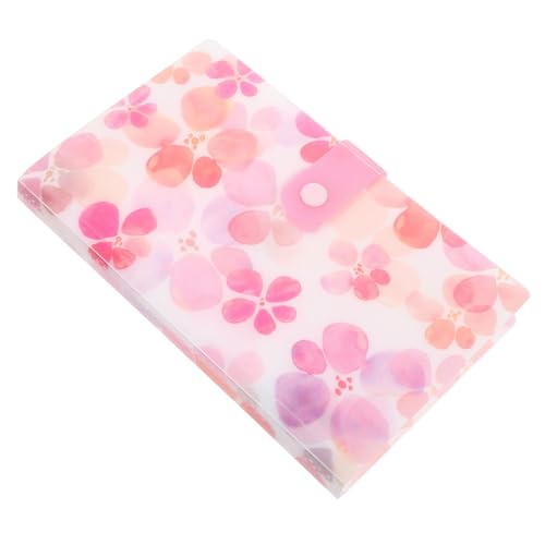 Beaupretty Nagelsticker Aufbewahrungsalbum mit Stabilem Kunststoffcover Wiederverwendbares Sammelalbum für DIY Nail Art Aufkleber Handliches Displayalbum zur Übersichtlichen Organisation und von Beaupretty