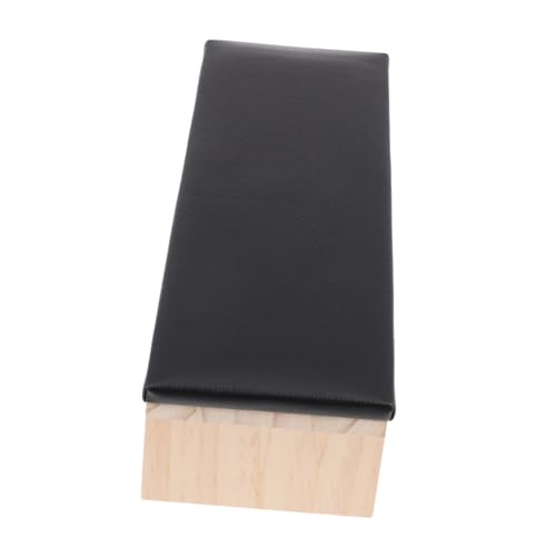 Beaupretty Nail Art Handauflage aus Echtholz Ergonomisches Maniküre Kissen zur Handgelenksentlastung Rutschfestes Zubehör für Komfortable Maniküre und Gelnagel Anwendungen von Beaupretty