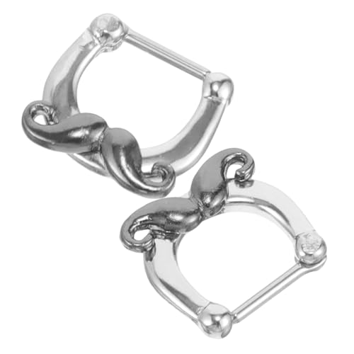 Beaupretty Schnurrbart-septumring Nasenring Mit Rundring Piercingschmuck Aus Edelstahl Für Frauen Körperschmuck Knorpelpiercing Schmuck Nasenpiercing Für Damen Körperpiercingschmuck von Beaupretty