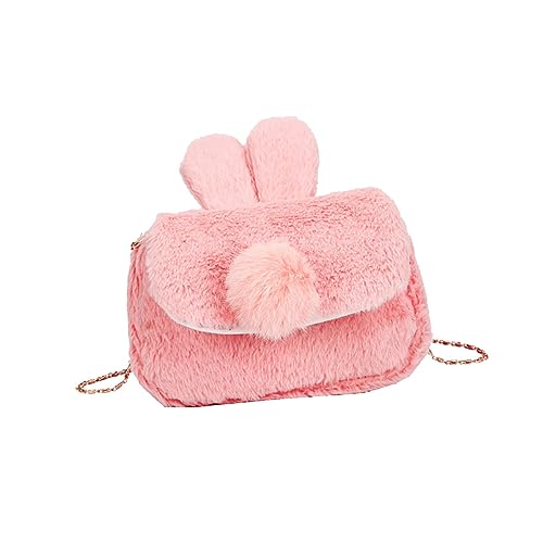 Beaupretty Niedliche Plüsch Umhängetasche Im Kaninchen-Design Tragbare Schultertasche Für Mädchen Multifunktionale Aufbewahrungstasche Für Alltag Arbeit Und Ausflüge von Beaupretty