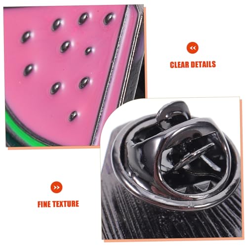 Beaupretty Niedliche Wassermelonenbrosche aus Robustem Legierungsmetall Sommerliches Fruchtelement Anstecknadel für Kleidung Taschen und Accessoires Geschenkidee für Damen und Mädchen von Beaupretty