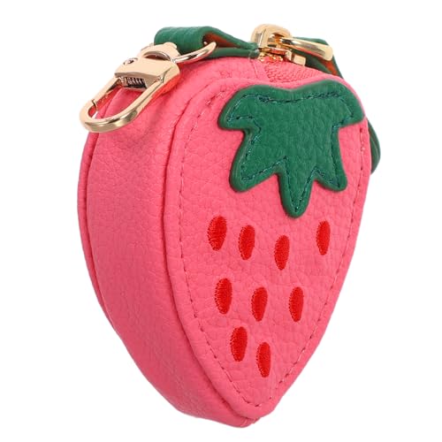 Beaupretty Niedlicher Mini Zipper Geldbeutel für Frauen Tragbare PU Geldbörse mit Anhänger für Reisen Einkaufen und Täglichen Gebrauch von Beaupretty