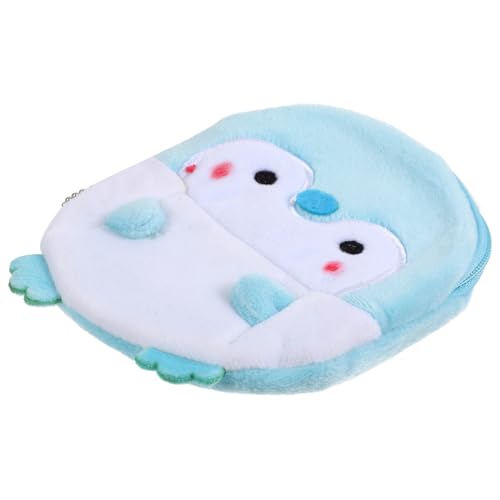 Beaupretty Niedlicher Plüsch Pinguin Münzbeutel für Erwachsene Tragbare Kleine Geldbörse für Reise und Alltag Süßer Wechselgeldbeutel mit Ausreichend Stauraum für Münzen und Kleinigkeiten von Beaupretty