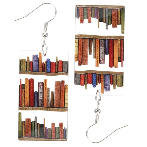 Beaupretty Ohrringe Bücherregal Design Filigrane Dangle Ohrhänger für Frauen Buchliebhaber Schmuck Leichte Ohrstecker für Partys und Alltag Beaupretty Ohrringe Bücherregal Design Filigrane Dangle Ohrhänger für Frauen Buchliebhaber Schmuck Leichte Ohrstecker für Partys und Alltag von Beaupretty