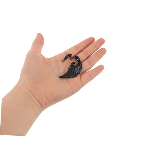 Beaupretty Ohrstecker Herren Unisex Retro Schmuck Schwarz Taper Fake Plug Hip Hop Ohrringe für Alltag und Besondere Anlässe Beaupretty Ohrstecker Herren Unisex Retro Schmuck Schwarz Taper Fake Plug Hip Hop Ohrringe für Alltag und Besondere Anlässe von Beaupretty