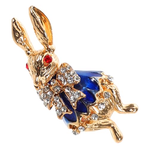 Beaupretty Brooch Pin Für Und Funkelnde Strass Brosche Im Hasen Design Für Ostern Hochzeiten Und Besondere Anlässe Vintage Tier Schmuck Mit Bogen Für Kleidung Und Accessoires von Beaupretty