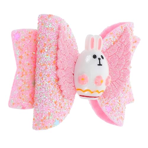 Beaupretty Osterhasen-haarnadel Klein Bögen Paillette Urlaub Funkeln Bogen Ostern Haarschleifen Zurück Zur Schule Haarschleifen Für Mädchen Haarklammern Osterzubehör Metall von Beaupretty