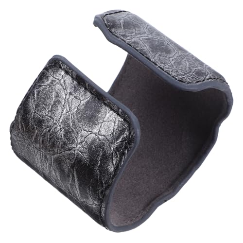 Beaupretty Pu-pu-armband Für Damen Breiter Statement-armreifen Mit Offenem Design Für Alltag Büro Und Partys Bequemes Retro-armband Mit Glatter Oberfläche von Beaupretty