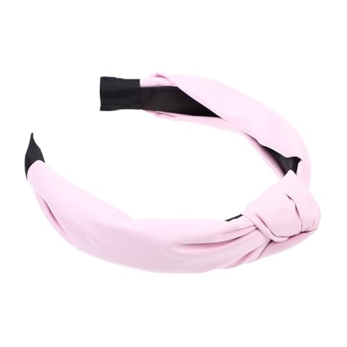Beaupretty PU Leder Haarband für Damen Breites Rutschfestes Headband im Retro Stil für Alltag Partys und Fotoshootings Haarschmuck Bequem und Vielseitig von Beaupretty