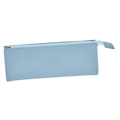 Beaupretty PU Leder Kosmetiktasche Wasserabweisend Große Multifunktionale Makeup Bag für Damen Reise Kulturbeutel und Stiftetasche in Himmelblau von Beaupretty