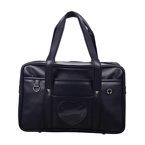 Beaupretty PU Schultertasche Japanische Uniformtasche Langlebiges PU Material Unisex für Schule und Alltag Aktentasche mit Riemengriff Beaupretty PU Schultertasche Japanische Uniformtasche Langlebiges PU Material Unisex für Schule und Alltag Aktentasche mit Riemengriff von Beaupretty