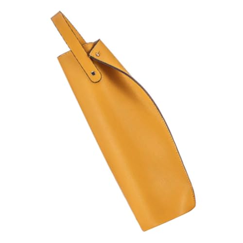 Beaupretty PU Weintragetasche Gelb Einzelne Flaschentasche Robuster Weinflaschenhalter für Party Geschenkverpackung Wiederverwendbarer und Stabiler Weinflaschenträger Beaupretty PU Weintragetasche Gelb Einzelne Flaschentasche Robuster Weinflaschenhalter für Party Geschenkverpackung Wiederverwendbarer und Stabiler Weinflaschenträger von Beaupretty