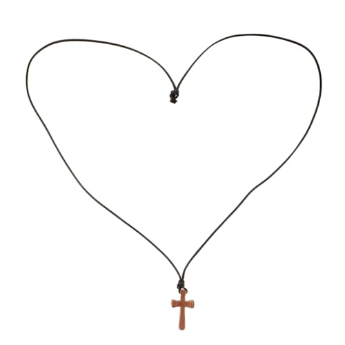 Beaupretty Holzkreuz Halskette Für Verstellbare Schnur Religiöse Schmuckstücke Für Und Symbolisiert Liebe Und Verbundenheit Langlebig Und von Beaupretty