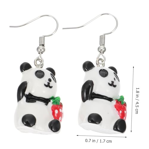 Beaupretty Panda Ohrstecker aus Hochwertigem Resin Einzigartiges Design Langlebig und Allergikerfreundlich Süße Ohrschmuck für Damen und Mädchen Flexible Kombinationsmöglichkeiten für von Beaupretty