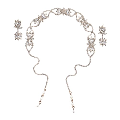 Beaupretty Party-stirnband Mit Tropfenohrringen Für Damen Braut-accessoire Mit Strass Stilvolles Stirnband Und Ohrhänger Für Hochzeiten Abschlussbälle Und Partys Beaupretty Party-stirnband Mit Tropfenohrringen Für Damen Braut-accessoire Mit Strass Stilvolles Stirnband Und Ohrhänger Für Hochzeiten Abschlussbälle Und Partys von Beaupretty