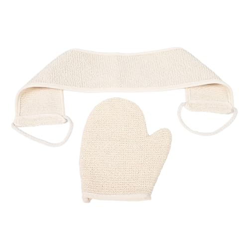 Beaupretty Peeling-handschuh Für Dusche Und Hand Duschzubehör Mit Sisal-rückenschrubber-handtuch Für Körperpeeling Gesichtspeeling Badpeeling Peeling Und von Beaupretty