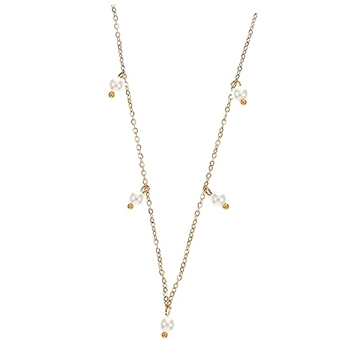 Beaupretty Perlenkette Für Damen Schlüsselbeinkette Aus Kunstperlen Hochzeitsschmuck Mit Verstellbarer Elegant Und Passend Zu Kleidung Und Kostümen von Beaupretty