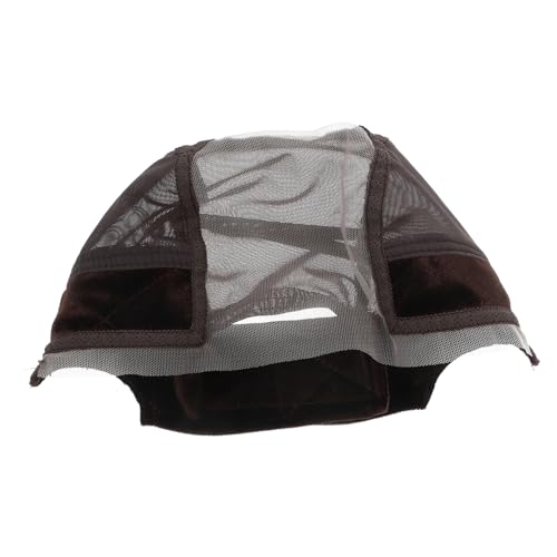 Beaupretty Perückennetzkappe Strumpfkappe Satinhaube Schaufensterpuppenkopfständer Stativ Beanie-mütze Wellenkappe Turban Strumpfmützen Für Männer Mütze Mit Satinfutter Haare Tubi Braun Stoff von Beaupretty