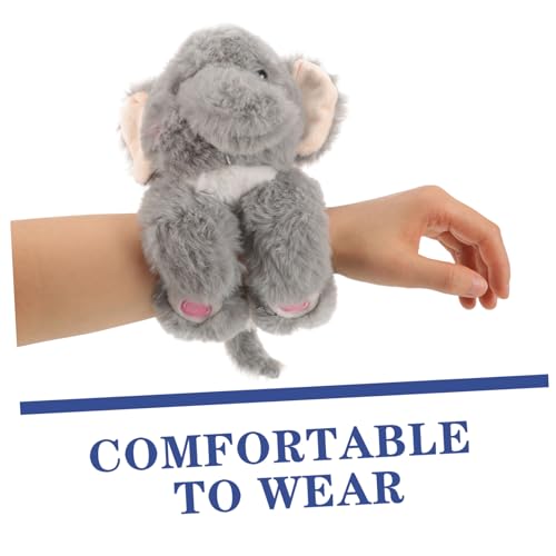 Beaupretty Plüsch Slap Armband Kuscheliges Cartoon Tier Armband Leicht Tragbar Party Schmuck von Beaupretty