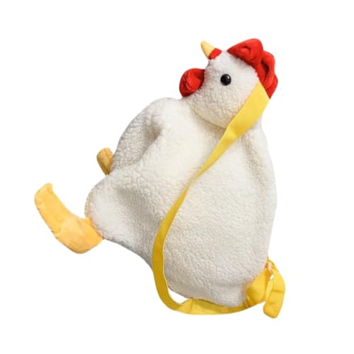 Beaupretty Plüsch Umhängetasche Damen in Hühnchenform Große Kapazität Weiches Material Modische Crossbody Schultertasche für Reisen und Alltag Geschenkidee für Frauen und Mädchen von Beaupretty