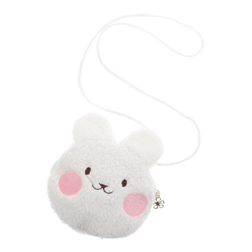 Beaupretty Plüsch Umhängetasche Für Mädchen Hasentasche Flauschige Tasche Kawaii Geldbörse Plüsch-münzbörse Süße Tasche Für Junge Mädchen Geldbörse von Beaupretty